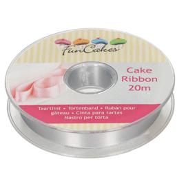 cake ribbon - Zilver 